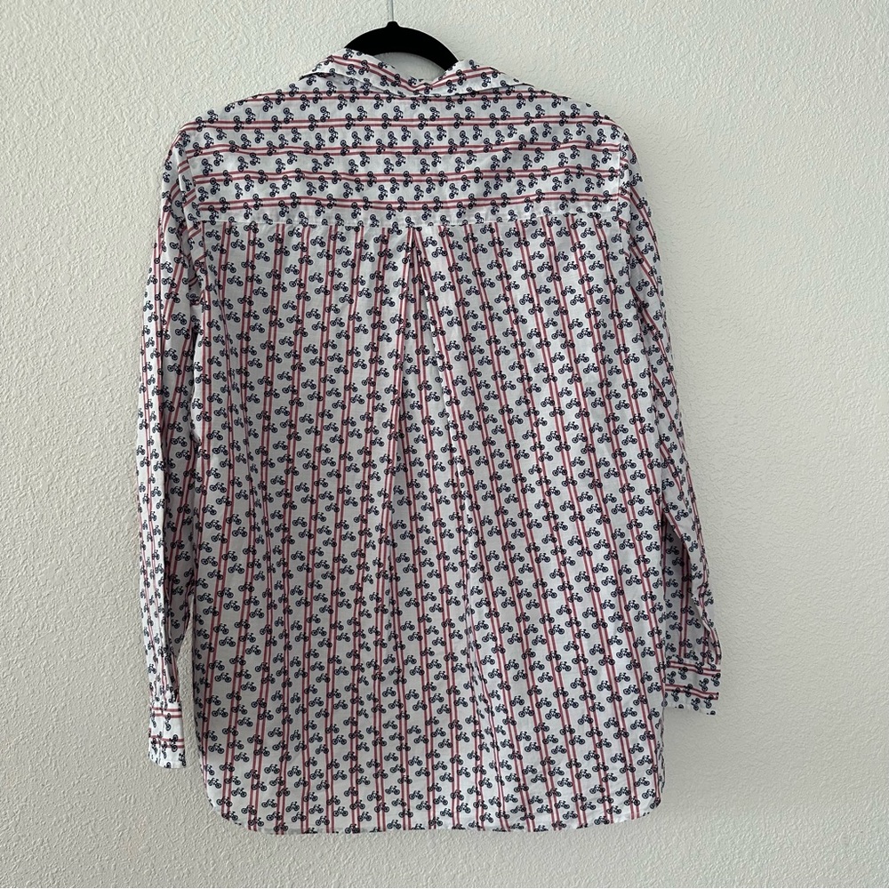 Grayson Bicycle Button Down Top Sz3 - image 4